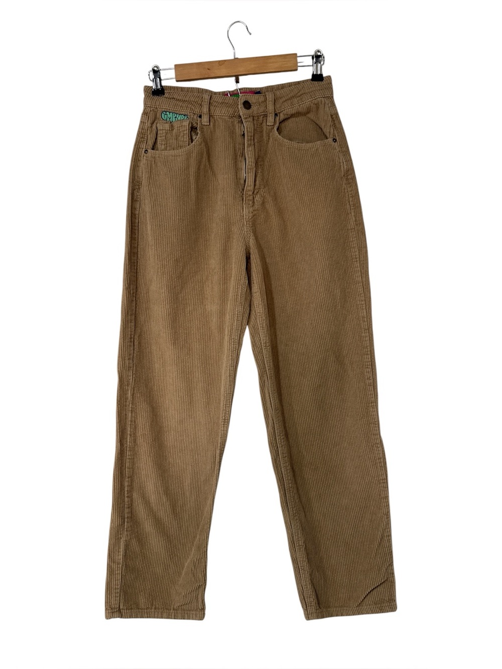 Empyre High-Rise Corduroy Jeans in Tan EUC